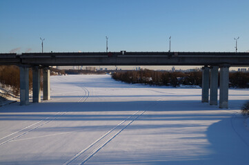 bridge in winter