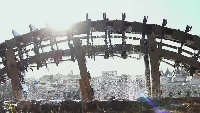 Waterwheels of Hama in Syria and the method of irrigation of crops