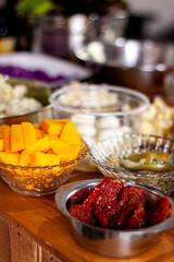 dried fruits and vegetables