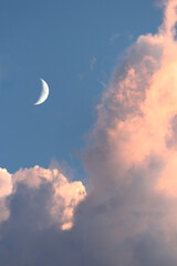 sunset sky on a summer day