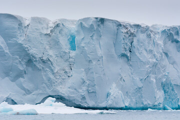 Norway. Svalbard. Nordaustlandet Island. Brasvelbreen. Austfonna Ice cap, second largest in the...