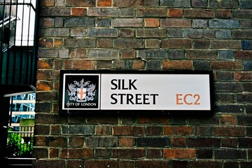 Fototapeta na wymiar Street sign in London