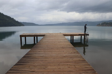 Obraz premium pier on the sea