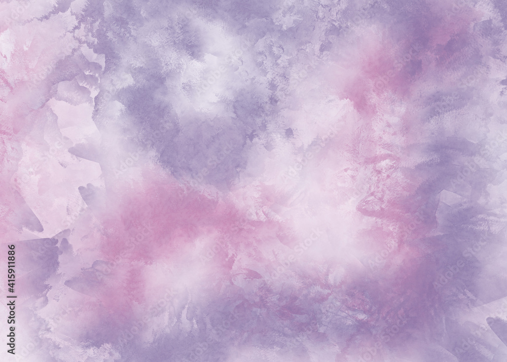Wall mural abstract watercolor background with clouds