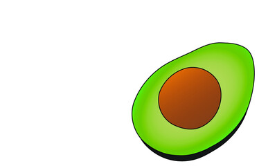 Avocado illustration