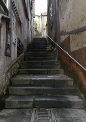 Fototapeta na wymiar stairs in the old town