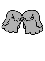 2 streitende Geister 