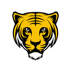 tiger head vector logo