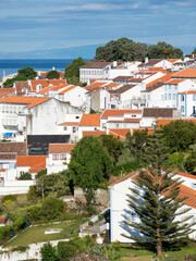 Capital Angra do Heroismo, the historic center is part of UNESCO World Heritage Site. Terceira Island, Azores, Portugal.