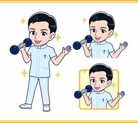 看護師の男性スタッフ