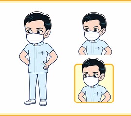 看護師の男性スタッフ