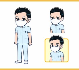 看護師の男性スタッフ