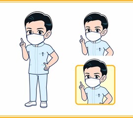 看護師の男性スタッフ