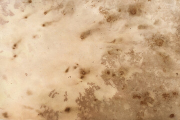 Old brown paper grunge background. Abstract liquid coffee color texture.