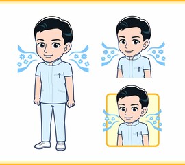 看護師の男性スタッフ