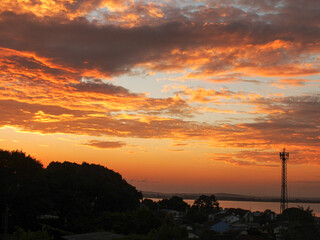 Sunset on a summer Monday