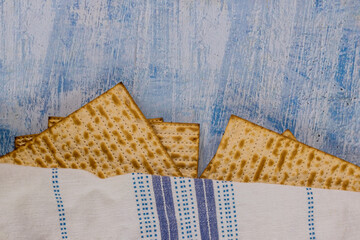 Judaism religious on jewish matza passover