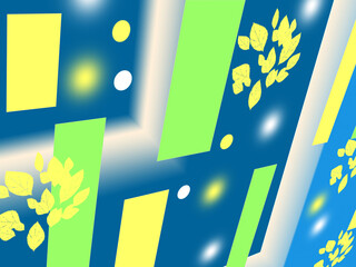 geometric shapes stripes and spots of light