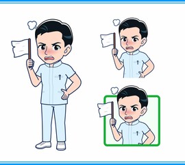 看護師の男性スタッフ