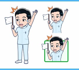 看護師の男性スタッフ