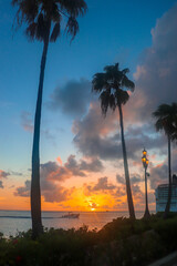 Obraz premium sunset on the beach