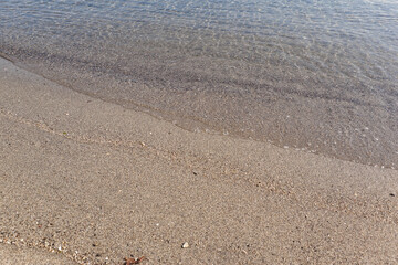 磯海水浴場の渚
