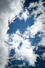 sky texture with white clouds