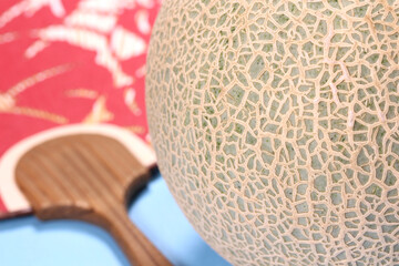 マスクメロン　クローズアップ