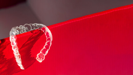 Transparent dental teeth brackets tooth aligners