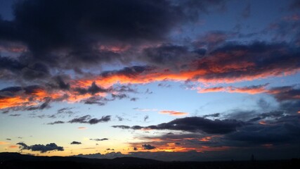 Obraz premium Sunset in Bogotá - Colombia