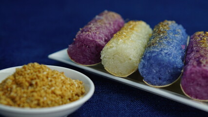 Vietnamese traditional dishes in a restaurant.