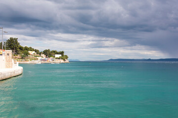 Croatia, Brac Island, Bol. Weather approaching.