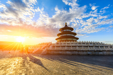 Temple of Heaven in Beijing,China.Chinese cultural symbol.