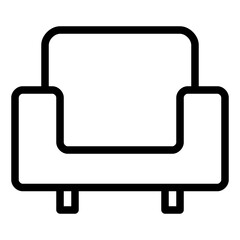 couch icon high quality black style pixel perfect
