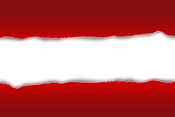 Torn paper red background. Abstract background. Stock image. EPS 10.