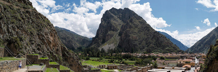 view of the mountains