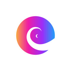 Letter E logo design template elements. vector illustration