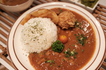 커리 요리 