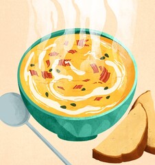 a bowl of soup