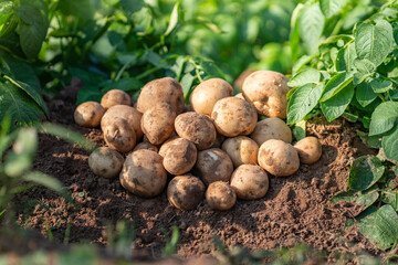 potatoes in the field