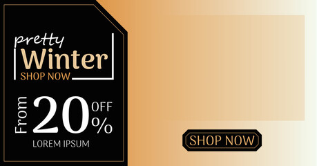 Cosmetic makeup shop company sale banner in black skin tone for business promotion in the festive season like spring sale, summer sale, black Friday, shop opening, new business setup, new year sale