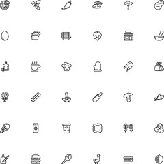 icon vector icon set such as: old, protective, grain, condiment, pill crusher, swim, away, forest, one, cookie, cinnamon, pharmacy, birthday, future, chili, herbs, herb, medicine bowl, sashimi, spicy