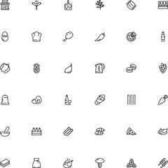 icon vector icon set such as: chili, exotic, yellow, showcase, chop, sack, brown, bakery icon, pharmacy, boletus, autumn, mentha, mall, condiment, shop, macaroon, awning, therapy, pill crusher