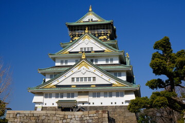 大阪城の天守閣
