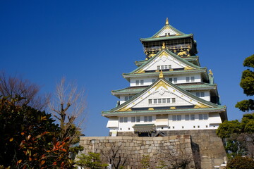 大阪城の天守閣