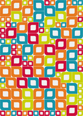 Abstract Geometric Pattern generative computational art illustration