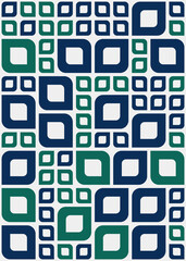 Abstract Geometric Pattern generative computational art illustration