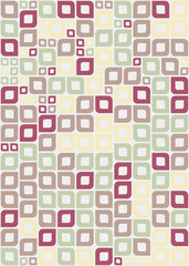 Abstract Geometric Pattern generative computational art illustration