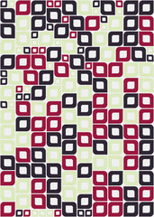 Abstract Geometric Pattern generative computational art illustration