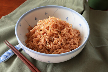 たらことしらたきの炒り煮